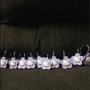 Shower curtain hooks